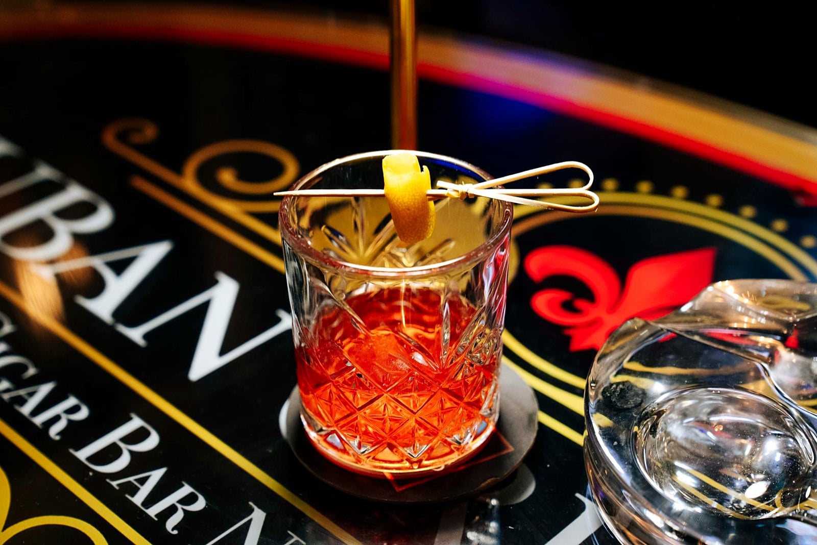 Sazerac cocktail at Cuban Creations