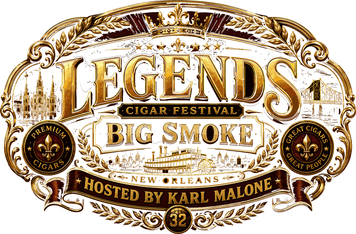 Legends Cigar Festival — Big Smoke, New Orleans. Hosted by Karl Malone.