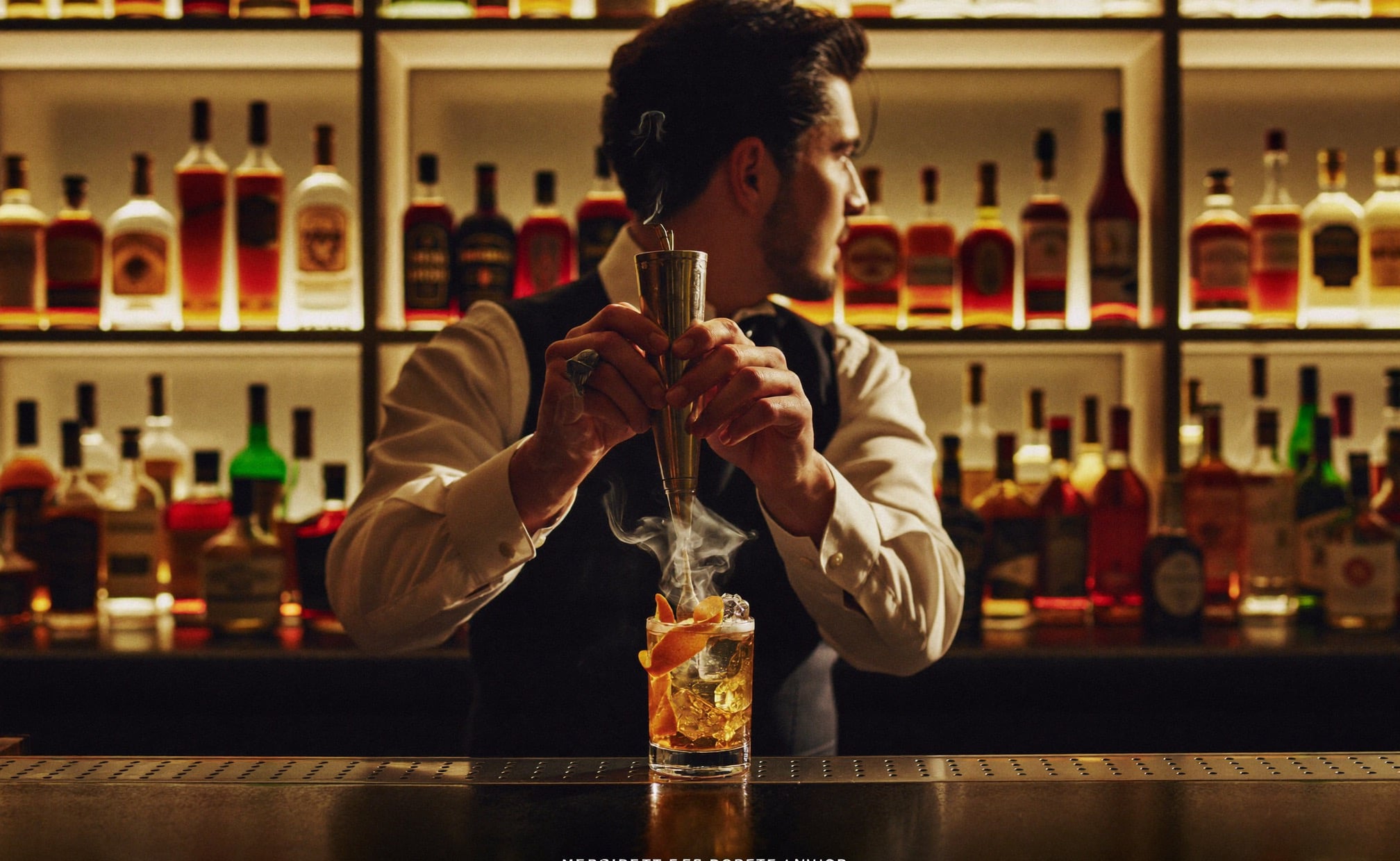 Craft cocktails at the Cuban Creations bar